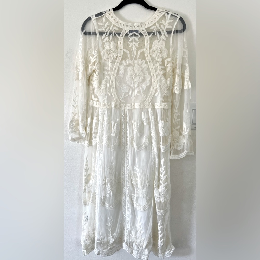 Embroidered Lace Dress